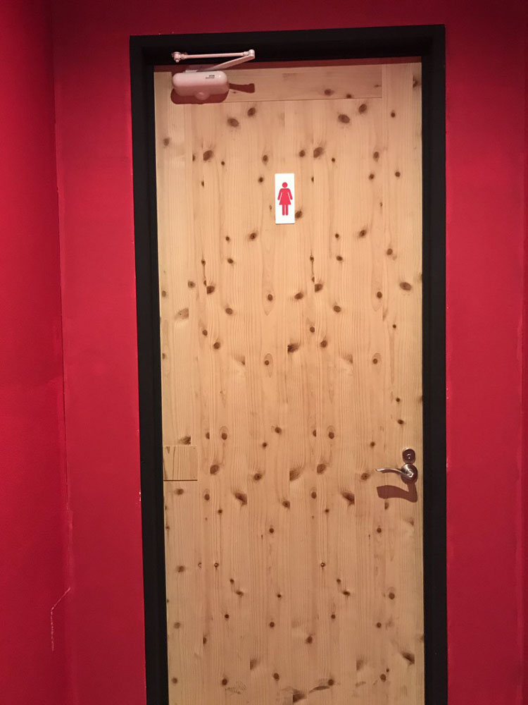 とあるホルモン屋のトイレが思わず目を疑うメルヘン仕様 店長 スペースが余ったから置いてみようかなと ねとらぼ