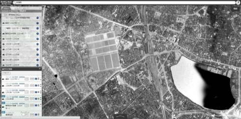 地理院 地図 戦前 東京 23区 空中写真
