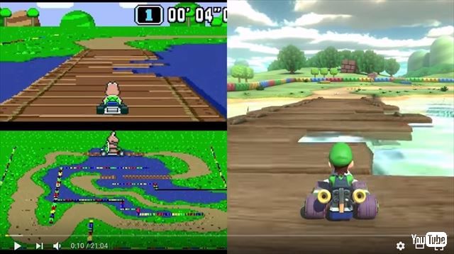 進化ぶりが一目瞭然 Nintendo Switch マリオカート8 デラックス リメイクコースをオリジナルと比較した映像 ねとらぼ