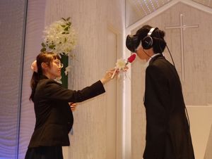 VR結婚式　二次元　本物　式場　hibiki works　新妻LOVELY×CATION
