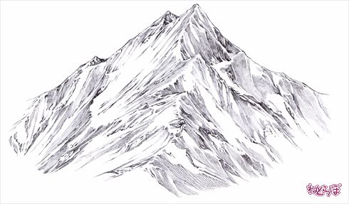 誰でも描けるリアル背景 山 の描き方 1 2 ねとらぼ