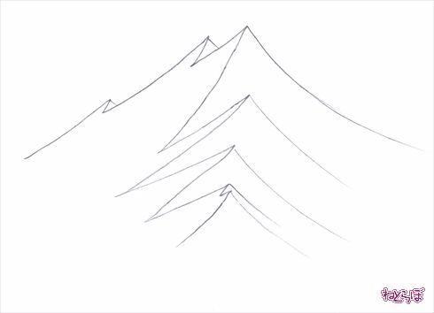 誰でも描けるリアル背景 山 の描き方 1 2 ねとらぼ