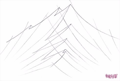 誰でも描けるリアル背景 山 の描き方 1 2 ねとらぼ