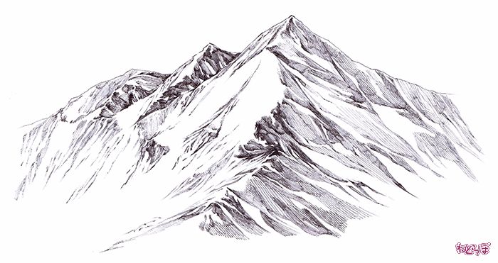誰でも描けるリアル背景 山 の描き方 漫画家直伝イラストテクニック 1 1 2 ページ ねとらぼ