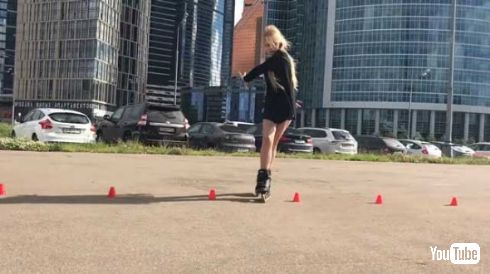 ローラースケート 女の子 うまい すごい プロ Sofia Bogdanova