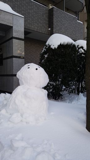 雪まつり　東京　都心　雪だるま　雪像　オブジェ　かまくら　2018