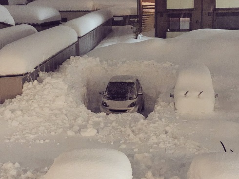 雪かき 車 福井