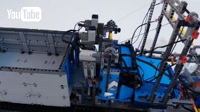 LEGO レゴ 除雪機 雪かき車 制作