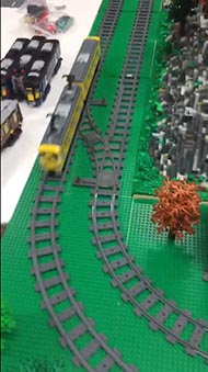 電車でD 複線ドリフト レゴ