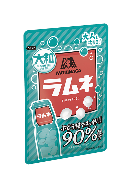 ロングセラーお菓子 ラムネ 3月から大粒袋入バージョンを発売 パッケージ変更の狙いを森永製菓に聞いた ねとらぼ