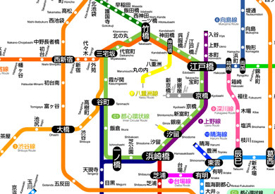 東京 都 路線 図