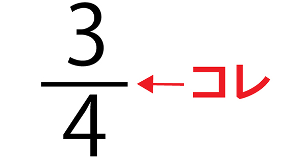 分数に使われる あの横線 の名前 知ってる ねとらぼ