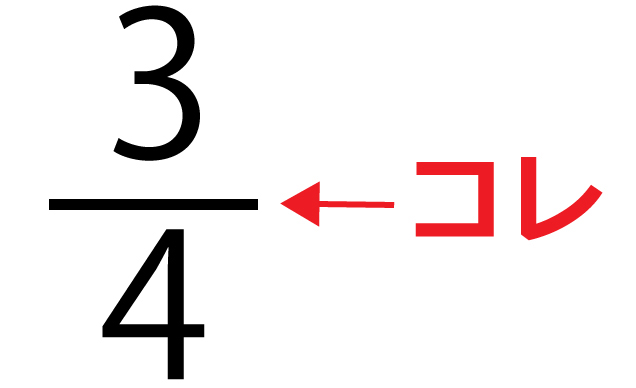 分数に使われる あの横線 の名前 知ってる ねとらぼ