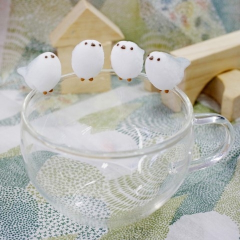 カップのフチにシマエナガ かわいすぎるお砂糖シリーズに雪の妖精 シマエナガさんが仲間入り ねとらぼ