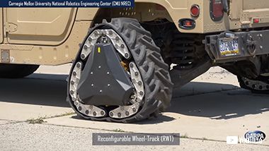 DARPA キャラピラ 無限軌道 タイヤ 可変 変形