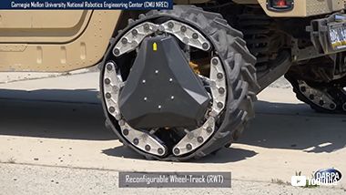 DARPA キャラピラ 無限軌道 タイヤ 可変 変形