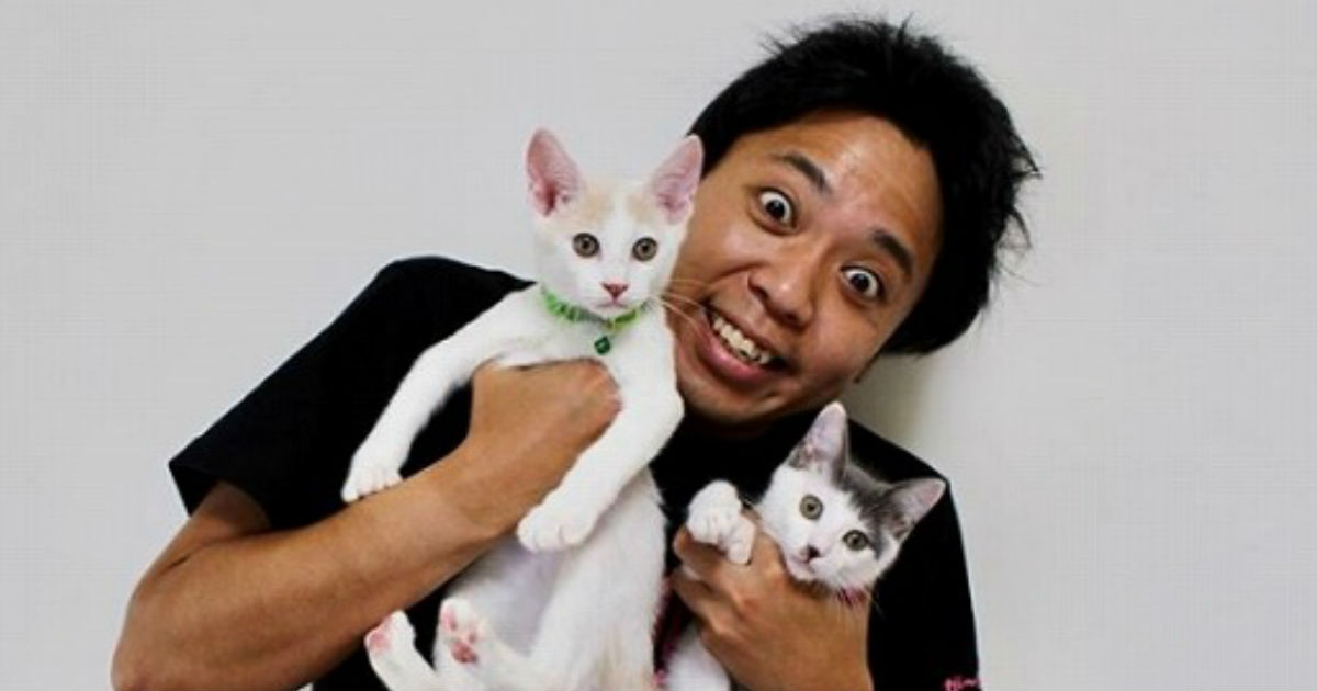 「超絶大切にします!!!」 サンシャイン池崎、2匹の保護猫“風神＆雷神”を引き取って超ハイテンション - ねとらぼ