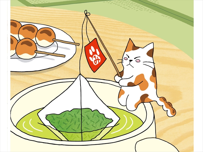 みたらし団子みたいなシッポの猫のキャラ みたらしちゃん 東京インターナショナル ギフト ショーに登場 ねとらぼ