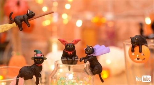 ハロウィン仮装の黒猫がかわいい シャノアール ふちねこハロウィンキャンペーン 開催中 ねとらぼ