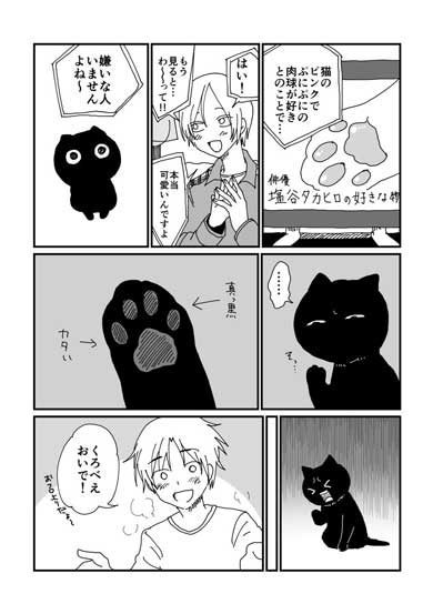 猫 物分かりのいい 彼女 めんどくさい 嫉妬 黒猫 漫画