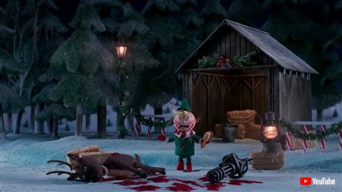 「ザ・プレデター」ホリデースペシャル動画を公開　サンタクロースとプレデターが血で血を洗う戦いを繰り広げる