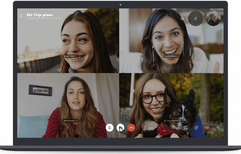 Skype、ビデオ通話に背景をぼかす機能が追加 散らかった部屋でもいける 
