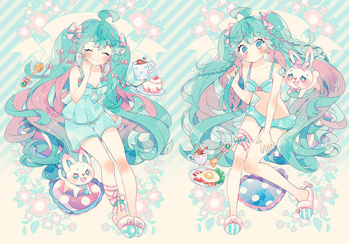 ゆるあまなデザインに胸キュン 初音ミク ニッセンのランジェリーがバーチャルかわいい ねとらぼ