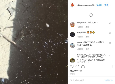 西野七瀬 ご飯 シュール Instagram