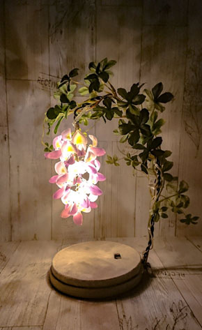 藤の花ランプ
