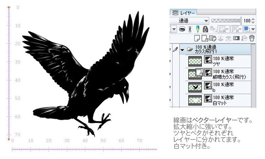 これでカラスが描き放題 威嚇しているカラスを量産可能な カラスブラシ が登場 ねとらぼ