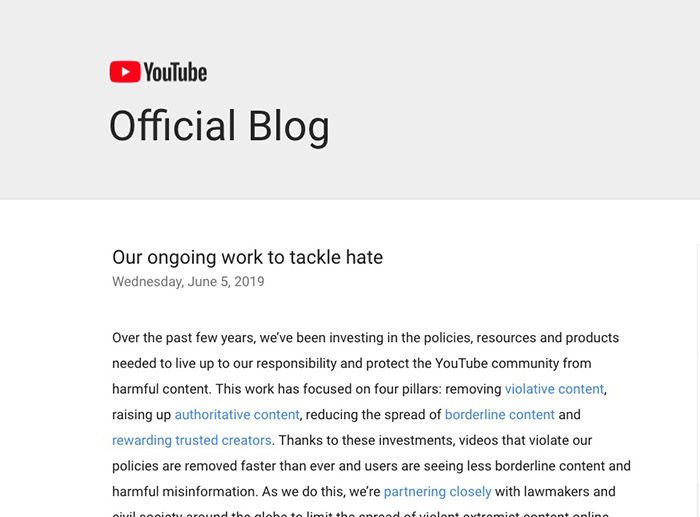 Youtubeの差別に関するポリシー更新 歴史教育コンテンツなどが巻き込みで誤banされる事態に ねとらぼ