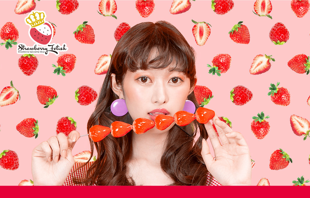 渋谷109に日本初のいちご飴専門店「Strawberry Fetish」がオープン