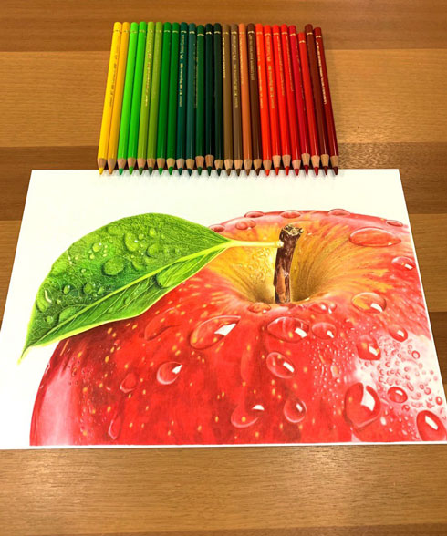 かじりつきたい 色鉛筆で描かれた新鮮な果物の絵がたまらなくおいしそう ねとらぼ