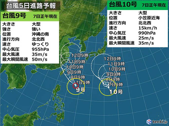 台風 わずか12日間で5個発生 来週にかけ日本へ影響及ぼすおそれ ねとらぼ