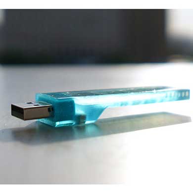 部屋とmidori 半透明 写真 埋め込まれた USB 美しい ヴィレッジヴァンガード
