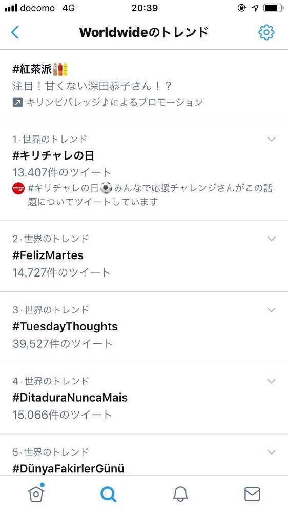 サッカーはツイートしながら見るともっと楽しい ハッシュタグ キリチャレの日 が世界トレンド1位になる理由 ねとらぼ