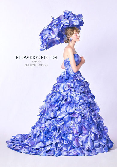 草花 イラストの 花のドレス が現実に Snsで人気のアート作品から生まれたウェディングドレスが夢のよう ねとらぼ