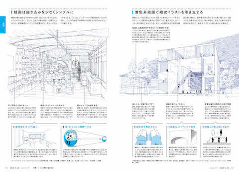 イラスト制作方面で役に立ちまくりそうな 建築知識 10月号の パースと背景画特集 天気の子 背景アーティストが技術を伝授 ねとらぼ