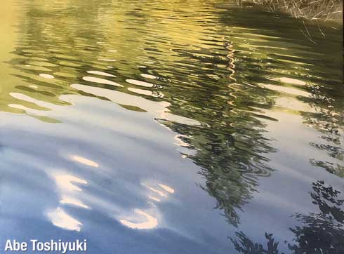 透明 水彩画 あべとしゆき 風景 リアル 写実的 絵 自然