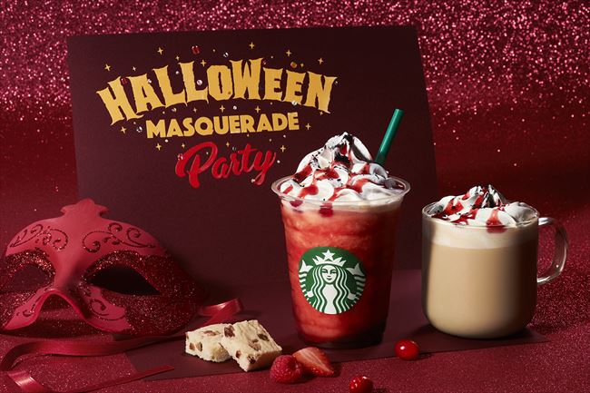 スタバのハロウィーン新作は レッド ナイト フラペチーノ 仮面舞踏会がテーマの真っ赤なべリーソース ねとらぼ