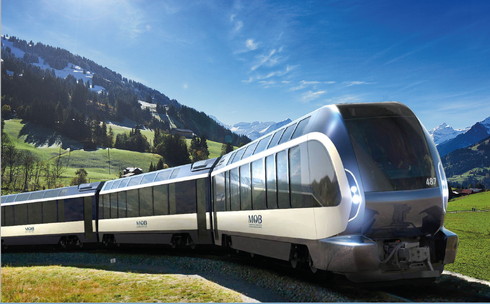 大きな窓で絶景をじっくり堪能 スイス ゴールデンパス ラインの新型列車 エクスプレス がめちゃくちゃかっこいい デザインはピニンファリーナ ねとらぼ