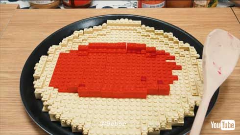 レゴ ピザ 作る ストップモーションアニメ YouTube lego pizza 料理 Bebop