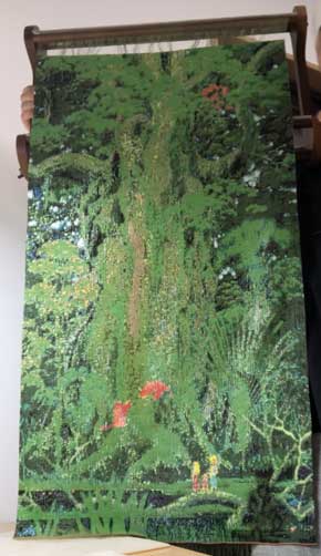 聖剣伝説2 パッケージ イラスト ビーズ 織り 再現 制作 家族 マナの樹