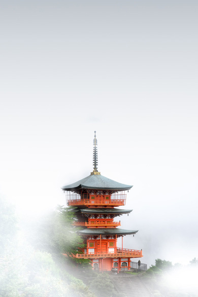 曇り 白髭神社 写真 滋賀県 琵琶湖 幻想的 異世界 saizou