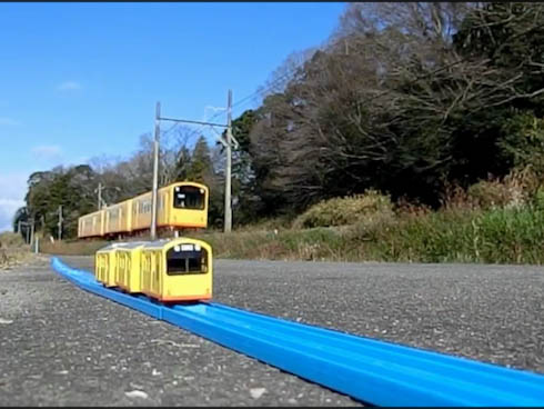 北勢線 ナローゲージ プラレール 親子 改造 並走 撮り鉄 プラレーラー 鉄道模型