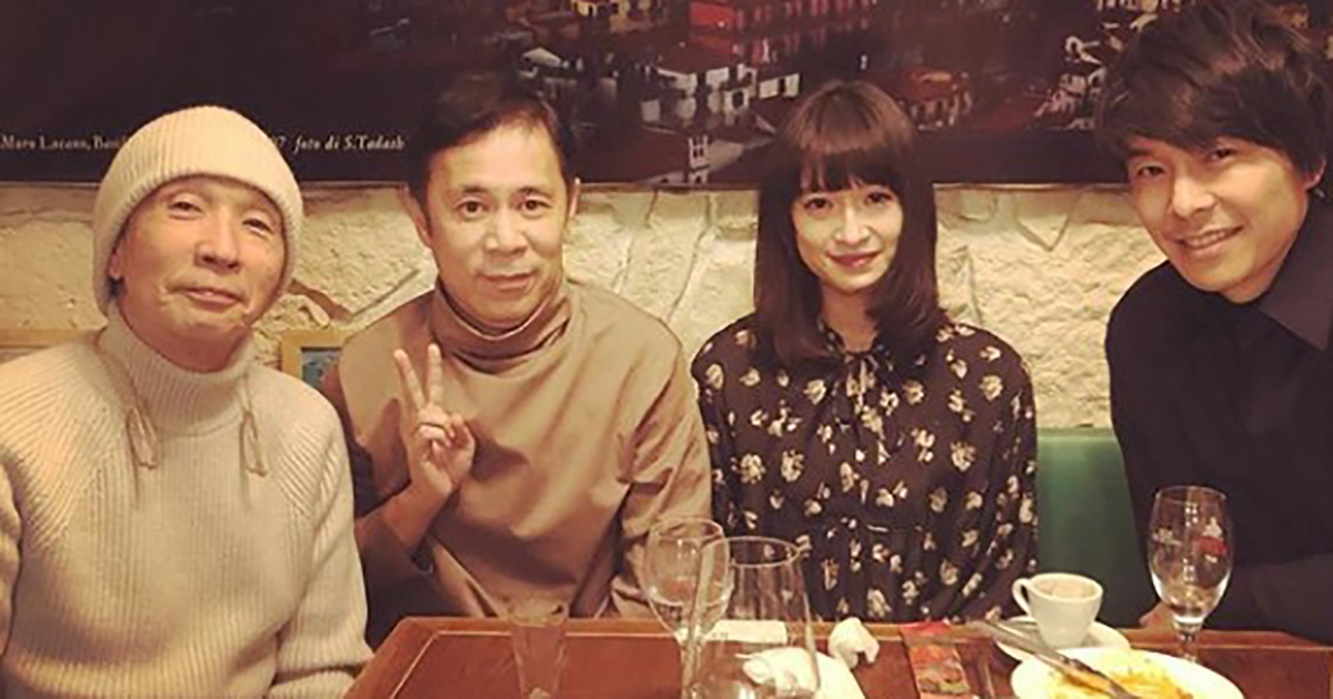 ついに実現したんですね 岡村隆史 大河ドラマ 麒麟がくる キャストと念願の食事会で堺正章らと笑顔 ナウティスニュース