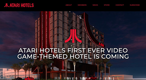 ゲームホテルが爆誕へ　Atariが宿泊事業に進出