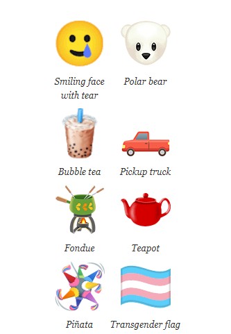 新しい絵文字 Unicode Emoji 13 0 決定 タピオカミルクティーやフォンデュなど62種 ねとらぼ
