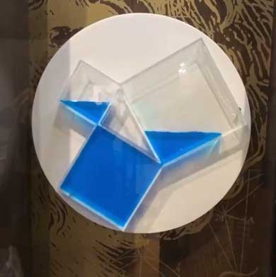 三平方の定理 ピタゴラスの定理 展示 液体 回転 わかりやすい 直感的
