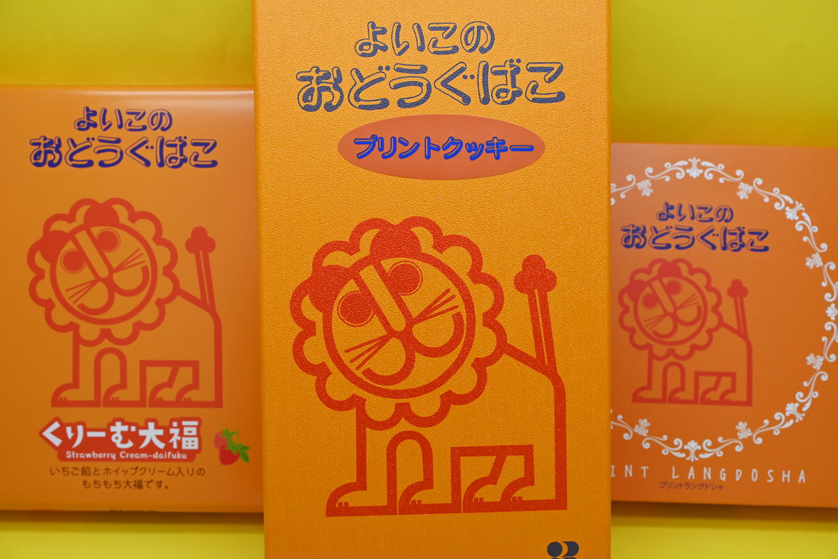 懐かし過ぎるでしょ よいこのおどうぐばこ 柄のお菓子が登場 オレンジのライオンが目印 ねとらぼ